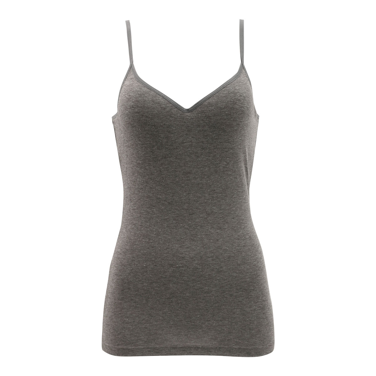 アクティブスポブラ ACTIVE SPO-BRA モールドカップ付き キャミソール レディース インナー 吸汗速乾 制菌防臭 ベア天 無地(HCG-杢チャコール-M)