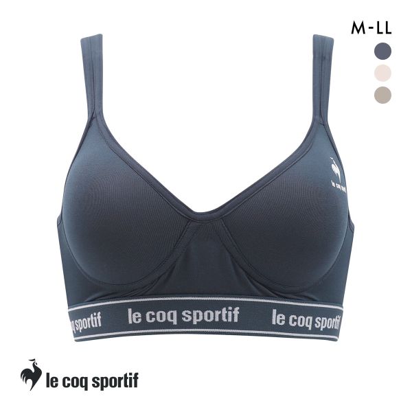 ルコックスポルティフ モールドカップ ノンワイヤー ブラジャー ハーフトップ レディース le coq sportif