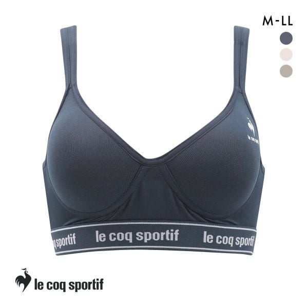 ルコックスポルティフ モールドカップ ノンワイヤー ブラジャー ハーフトップ レディース le coq sportif