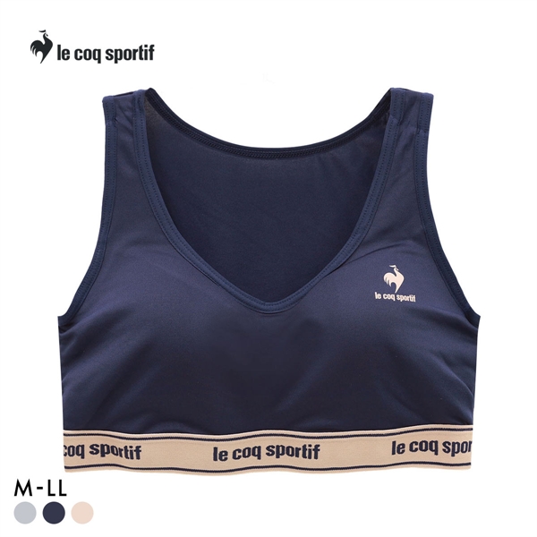 ルコックスポルティフ モールドカップ ノンワイヤー ブラジャー ハーフトップ レディース le coq sportif