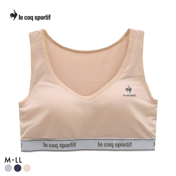ルコックスポルティフ モールドカップ ノンワイヤー ブラジャー ハーフトップ レディース le coq sportif