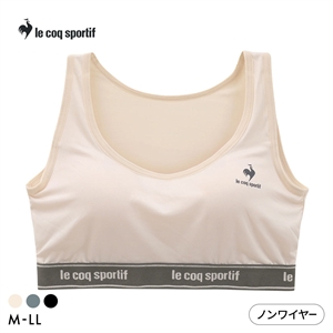ルコックスポルティフ モールドカップ ノンワイヤー ブラジャー ハーフトップ レディース le coq sportif 吸汗速乾