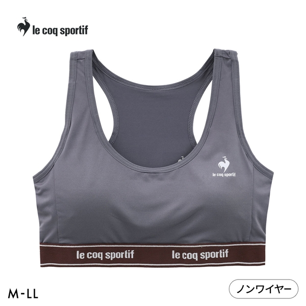 ルコックスポルティフ レーサーバック ハーフトップ レディース ノンワイヤー ブラジャー 単品 le coq sportif
