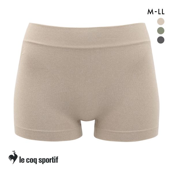 【メール便(4)】 ルコックスポルティフ 成型 シームレス 1分丈 ショーツ レディース ボクサータイプ le coq sportif 【メール便(4)】 ルコックスポルティフ 成型 シームレス 1分丈 ショーツ レディース ボクサータイプ le coq sportif