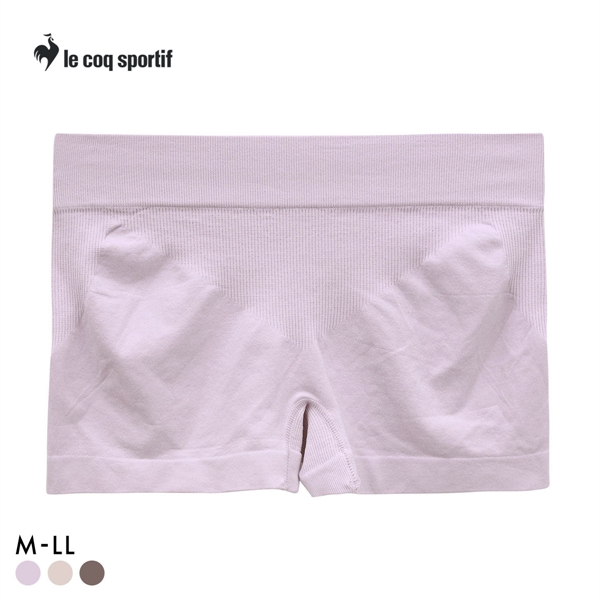 ルコックスポルティフ 成型 シームレス 1分丈 ショーツ レディース ボクサータイプ le coq sportif