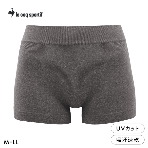 ルコックスポルティフ 成型 1分丈 ショーツ レディース ボクサータイプ 単品 le coq sportif