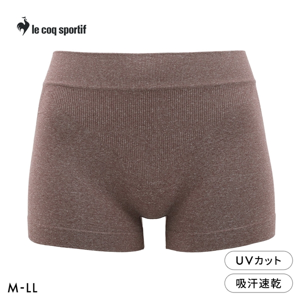 ルコックスポルティフ 成型 1分丈 ショーツ レディース ボクサータイプ 単品 le coq sportif