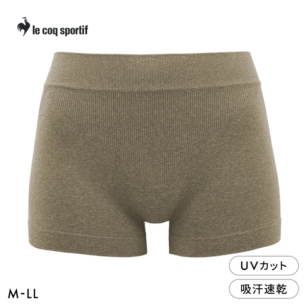 ルコックスポルティフ 成型 1分丈 ショーツ レディース ボクサータイプ 単品 le coq sportif