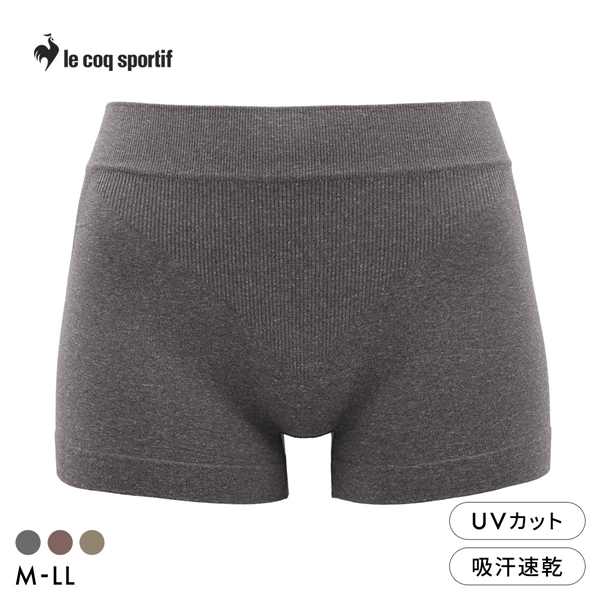 ルコックスポルティフ 成型 1分丈 ショーツ レディース ボクサータイプ 単品 le coq sportif
