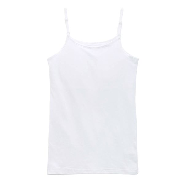 体育deインナー キャミソール インナー キッズ ジュニア 女の子 ソフトパッド付き さらさらフィット 綿混