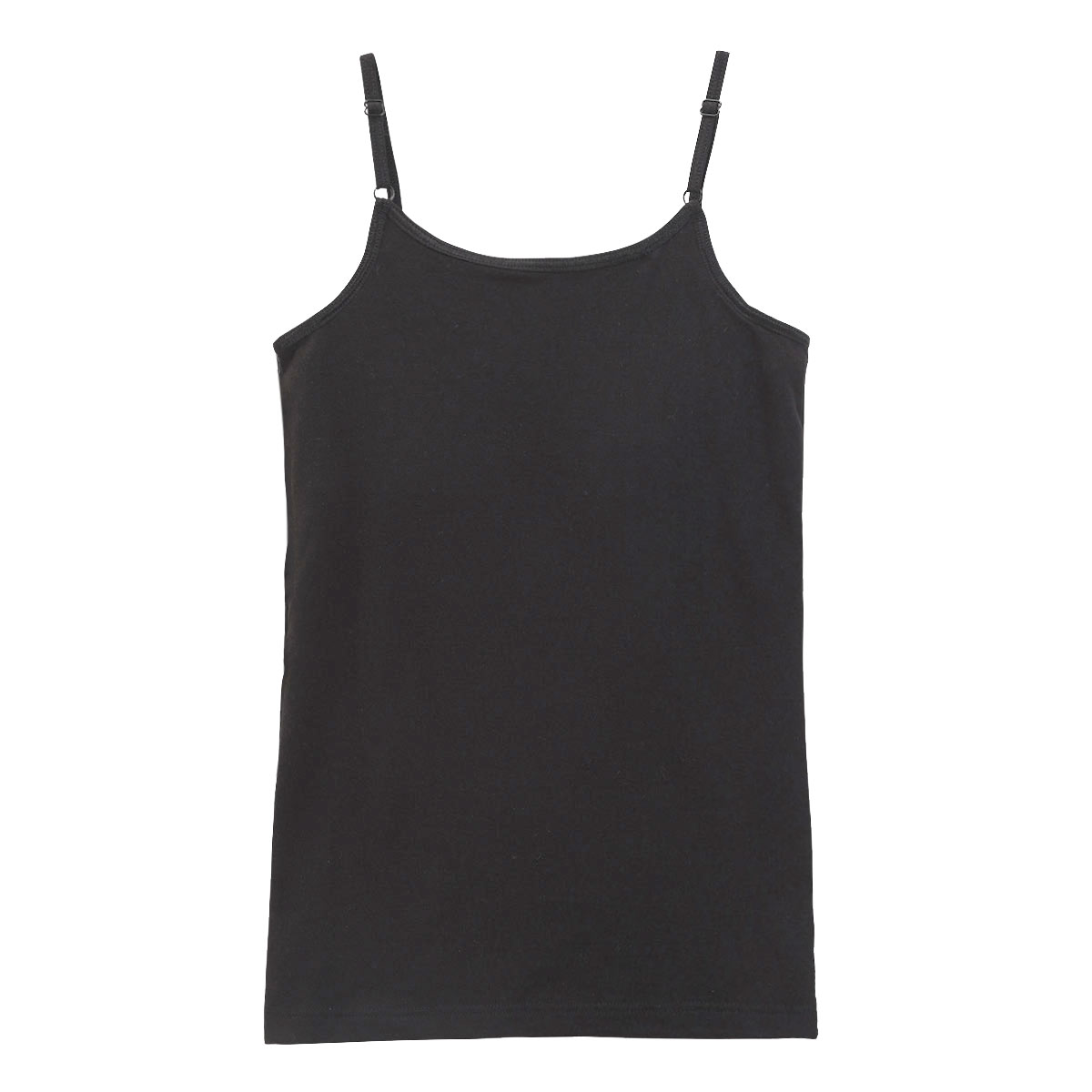 体育deインナー キャミソール インナー キッズ ジュニア 女の子 ソフトパッド付き さらさらフィット 綿混(BK-ブラック-140)