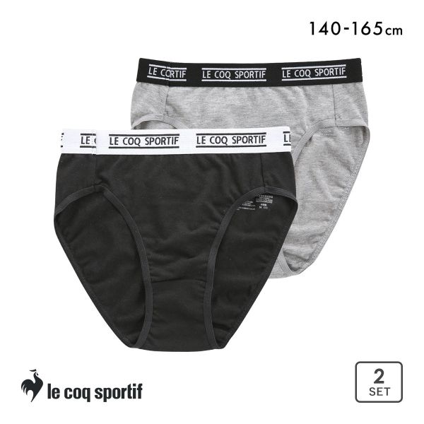 ルコックスポルティフ 女児 ショーツ 2枚セット 女の子 キッズ ジュニア 綿混 le coq sportif
