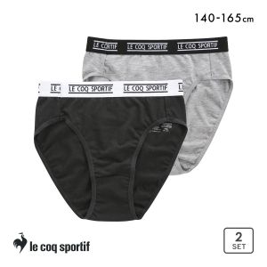 ルコックスポルティフ 女児 ショーツ 2枚セット 女の子 キッズ ジュニア 綿混 le coq sportif