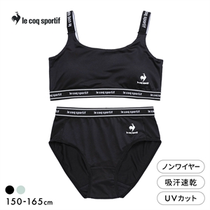 ルコックスポルティフ le coq sportif ガールズ 上下セット ハーフトップ＆ショーツ 女児 女の子 キッズ ジュニア