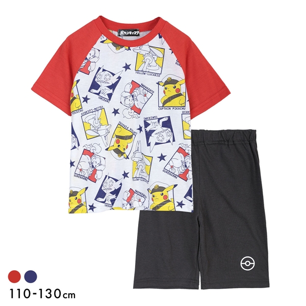 ポケットモンスター 男児 Tシャツ パジャマ 上下セット ポケモン ジュニア キッズ 110 120 130 寝間着 部屋着
