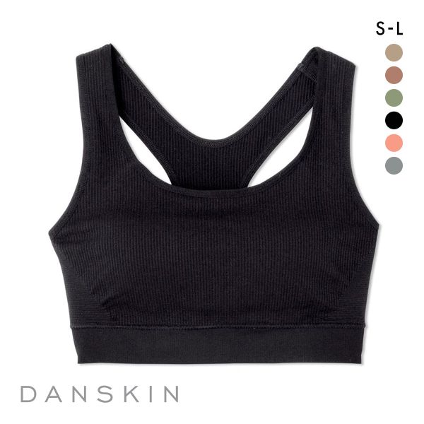 ダンスキン DANSKIN ストレッチサポートブラ スポーツブラ ブラジャー ミドルサポート 抗菌防臭 単品