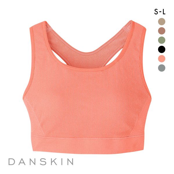 ダンスキン DANSKIN ストレッチサポートブラ スポーツブラ ブラジャー ミドルサポート 抗菌防臭 単品