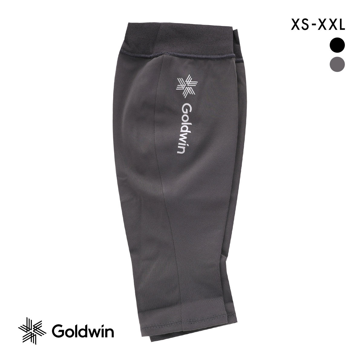 Goldwin C3fit コンプレッション カーフスリーブ 着圧 ユニセックス メンズ レディース ゲイター スポーツ シースリーフィット(GY-グレー-XS)