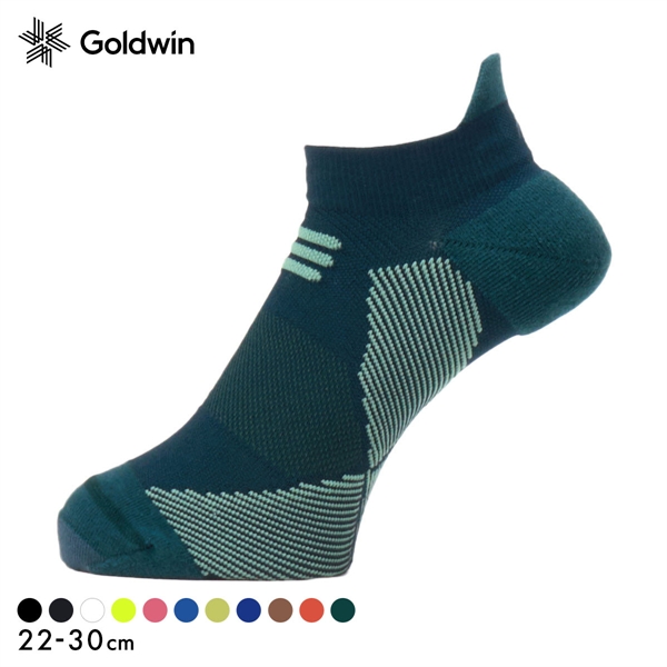 ゴールドウイン Goldwin シースリーフィット C3fit アーチサポート ショート丈 ソックス ユニセックス 22-24cm 24-26cm 26-28cm 28-30cm