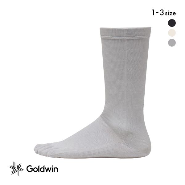 ゴールドウイン C3fit ペーパーファイバー C3fitアーチサポート 5本指 ミドルカットソックス ユニセックス 靴下 Goldwin