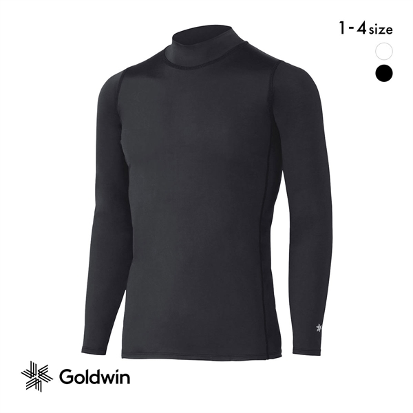 ゴールドウイン C3fit クーリング モックネック ロングスリーブ シャツ メンズ スポーツ 持続冷感 Goldwin