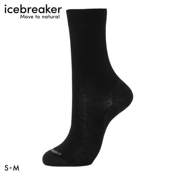 アイスブレーカー ファインゲージ クルー ソックス レディース メリノウール混 ライフスタイル icebreaker W