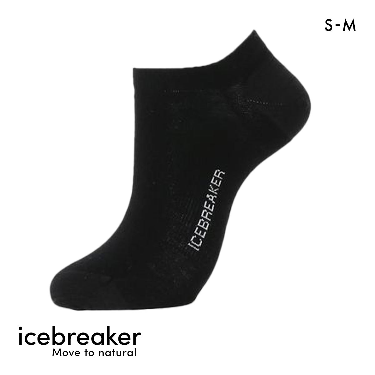 アイスブレーカー W ファインゲージ ノーショウ ソックス レディース icebreaker(BK-ブラック-S)