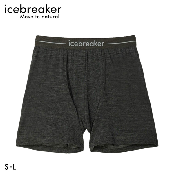アイスブレーカー icebreaker M ANATOMICA BOXERS アナトミカ ボクサーパンツ メンズ 前閉じ