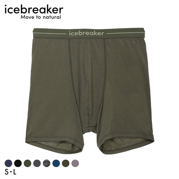アイスブレーカー icebreaker M ANATOMICA BOXERS アナトミカ ボクサーパンツ メンズ 前閉じ