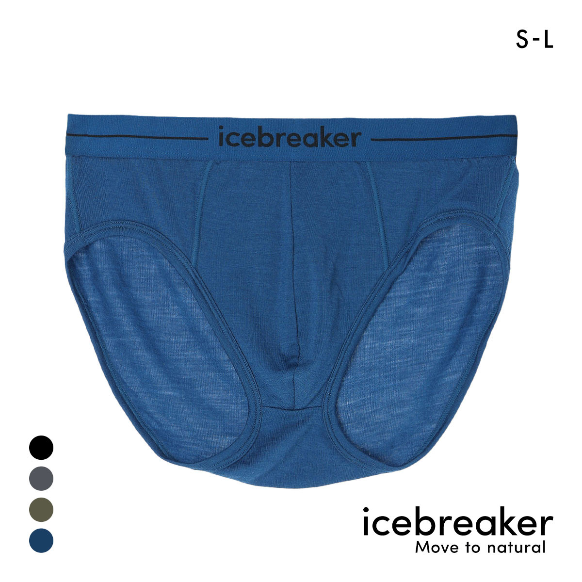 アイスブレーカー M アナトミカ ブリーフ メンズ 前閉じ icebreaker(BU-ブルー-S(日本M))