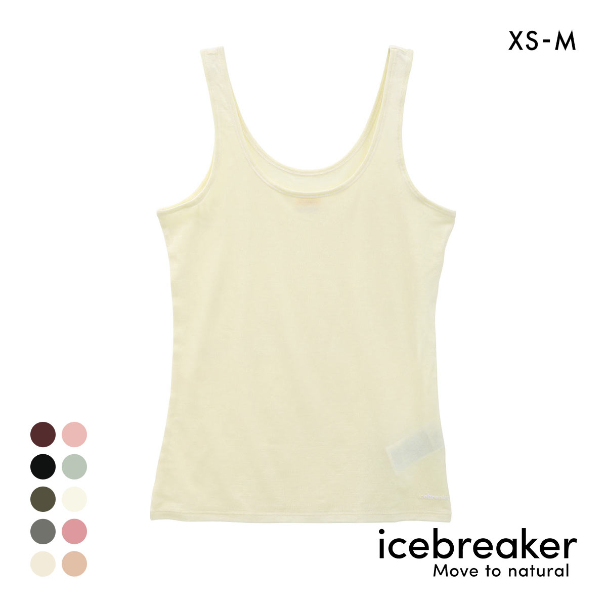 アイスブレーカー icebreaker W SIREN TANK サイレンタンク タンクトップ インナー(CR-クリーム-XS(日本S))