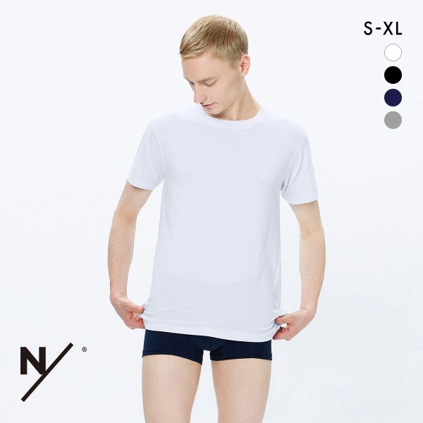 ニュートラルワークス NEUTRALWORKS. エヌスキン NSKIN  BASIC LIGHT SHORT SLEEVE CREW 半袖 クルーネック Tシャツ インナー MXP 消臭 メンズ