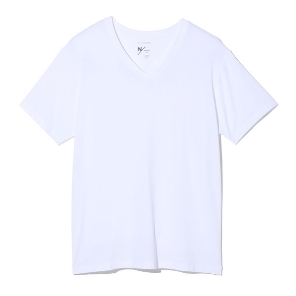 ニュートラルワークス NEUTRALWORKS. エヌスキン NSKIN  BASIC LIGHT SHORT SLEEVE V-NECK 半袖 Vネック Tシャツ インナー MXP 消臭 メンズ