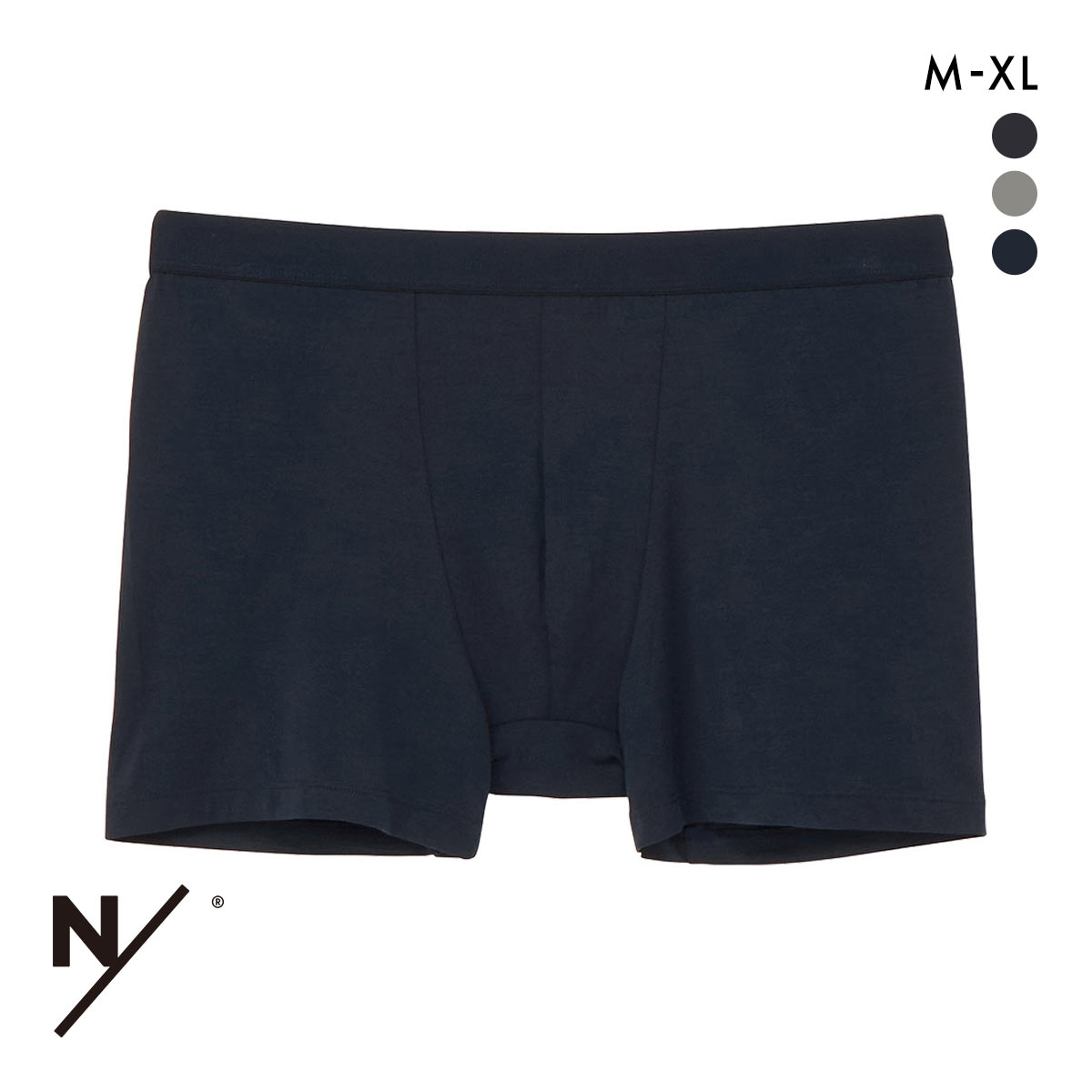 ニュートラルワークス NSKIN ベーシック ライト スタンダード ボクサー メンズ MXP NEUTRALWORKS. 前とじ(NV-ネイビー-M)