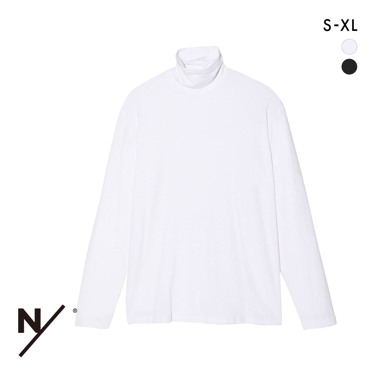 ニュートラルワークス NSKIN WARM MID 光電子 ロングスリーブ タートルネック シャツ ユニセックス インナー NEUTRALWORKS. MXP(WH-ホワイト-S)