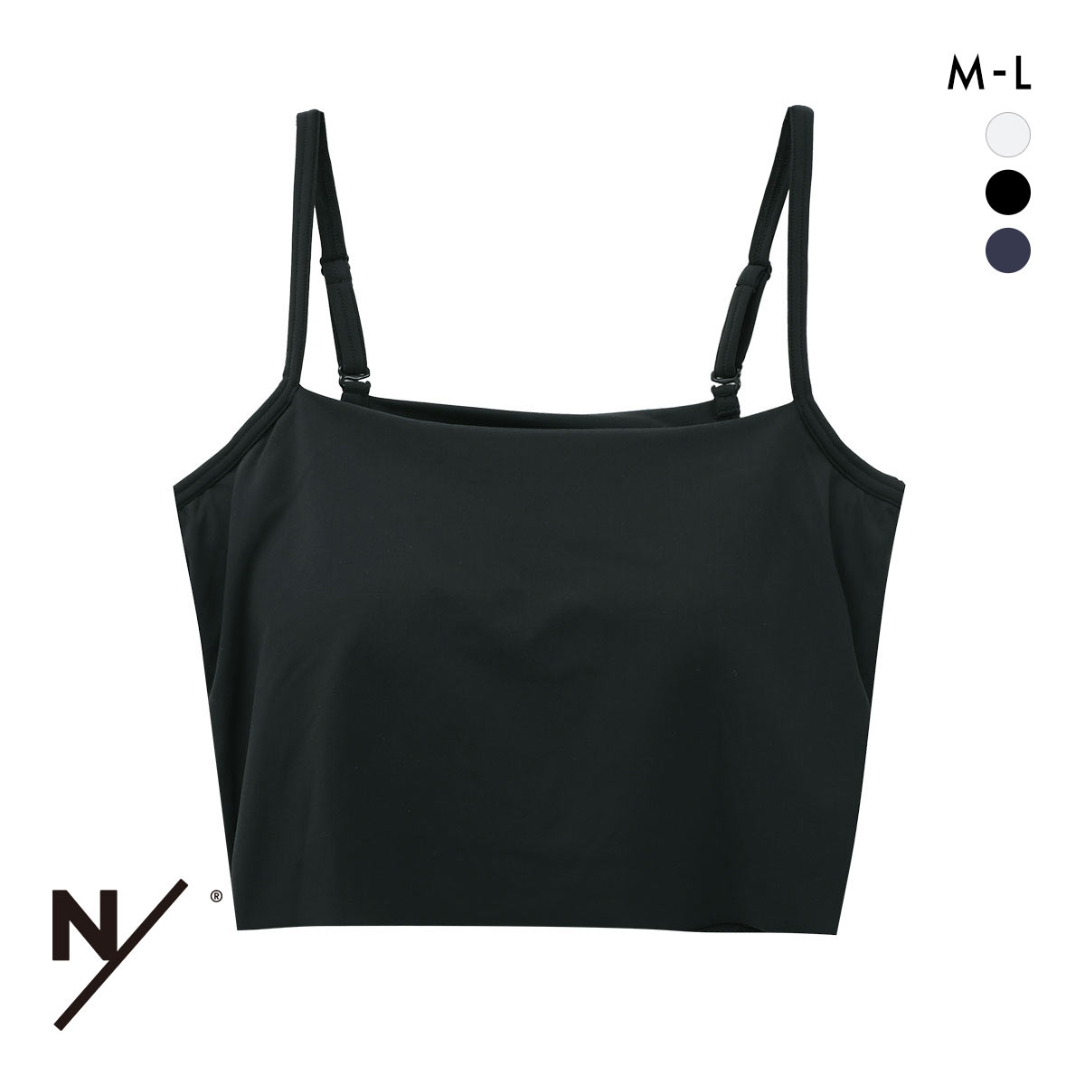 ニュートラルワークス N/MOVE KAKESU BRA ハーフトップ ブラジャー レディース インナー NEUTRALWORKS.(BK-ブラック-M)