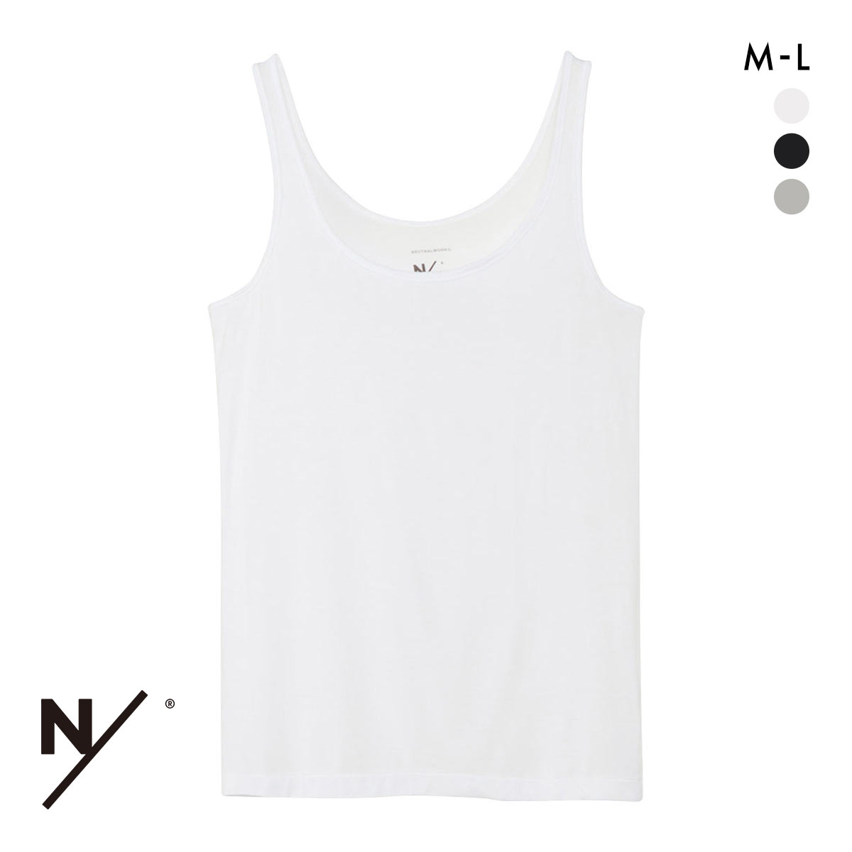 ニュートラルワークス NSKIN ベーシック ウルトラライト タンクトップ レディース インナー MXP NEUTRALWORKS.(WH-ホワイト-M)