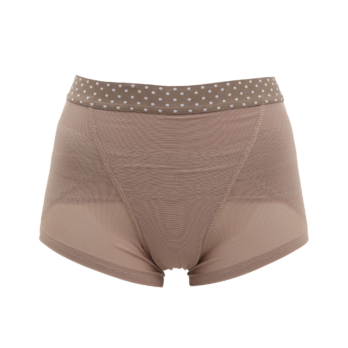 アンフィニ UN-FINI 骨盤正ス 骨盤 クロス ショーツガードル 水玉(MO-モカ-M)