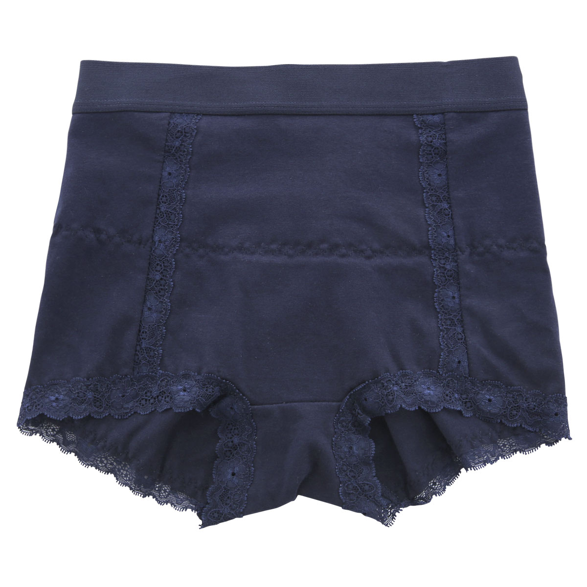 アンフィニ UN-FINI 骨盤正ス 綿混ライト 骨盤 ショーツガードル ソフトガードル 補正下着 単品(NV-ネイビー-M)