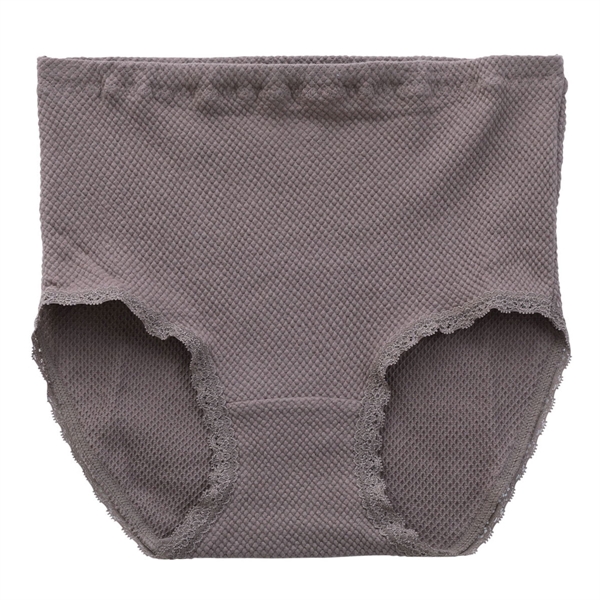 アンフィニ UN-FINI ぐで町子 脱力系パンツ ショーツ 深め ハイウエスト 綿メッシュ ストレッチ M L LL 単品