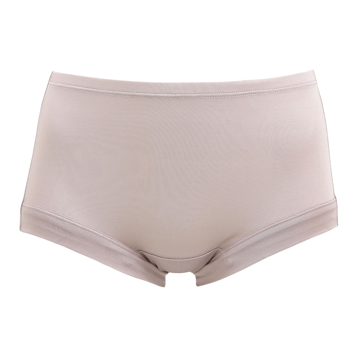 絹100％ 無地 シンプル ボクサーショーツ(MO-モカ-M)