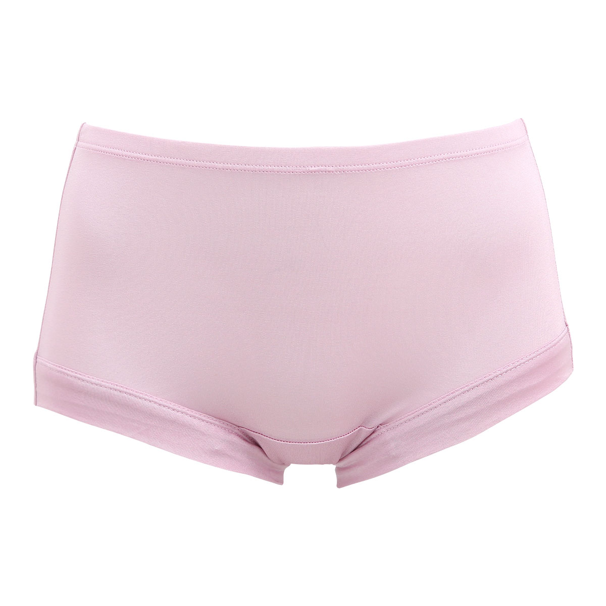 絹100％ 無地 シンプル ボクサーショーツ(PI-ピンク-M)