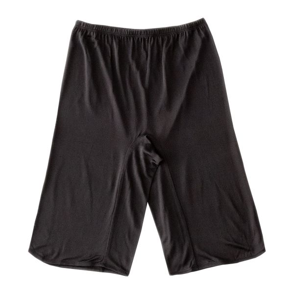 マリーネ MALYNE シルク100％ 5分丈 ボトム キュロットぺチコート タップパンツ 絹 インナー M L LL 天然繊維