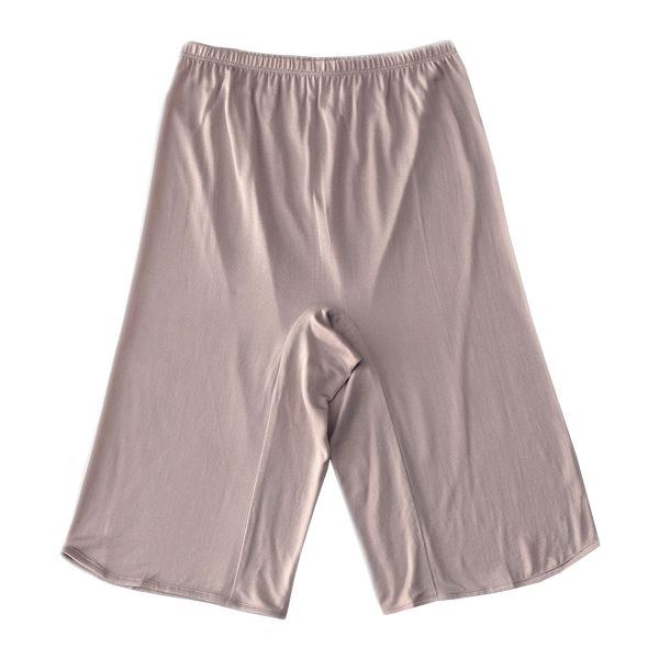 マリーネ MALYNE シルク100％ 5分丈 ボトム キュロットぺチコート タップパンツ 絹 インナー M L LL 天然繊維