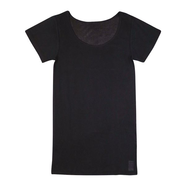 マリーネ MALYNE エアリー 肌側シルク100％ コットン100％ 半袖 絹 インナー 天然繊維 吸湿放湿 保温性