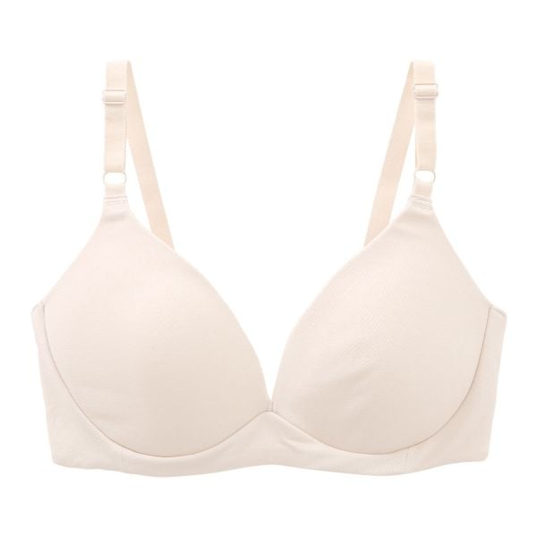 犬印 INUJIRUSHI オーガニックコットン混 モールドカップ ノンワイヤー ブラジャー マタニティ 授乳ブラ 産前産後兼用 授乳期