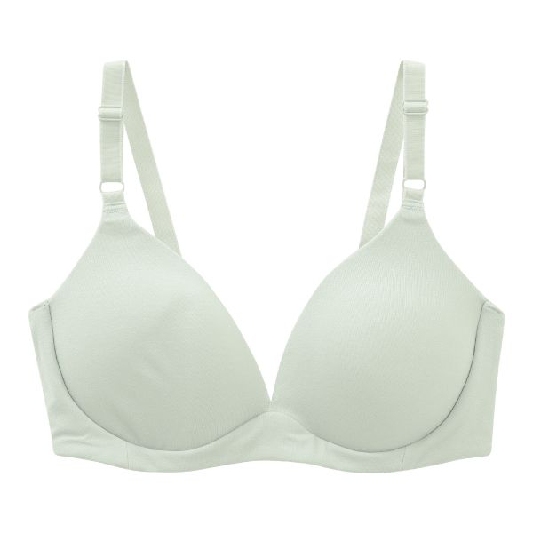 犬印 INUJIRUSHI オーガニックコットン混 モールドカップ ノンワイヤー ブラジャー マタニティ 授乳ブラ 産前産後兼用 授乳期