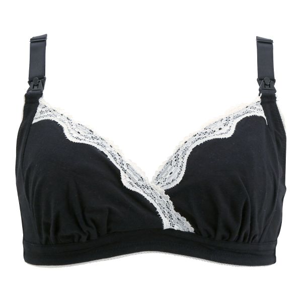 犬印 INUJIRUSHI ママとの共同開発 カシュクールタイプ マタニティ ハーフトップ 授乳ブラ ノンワイヤー ブラジャー 産前産後兼用 授乳期