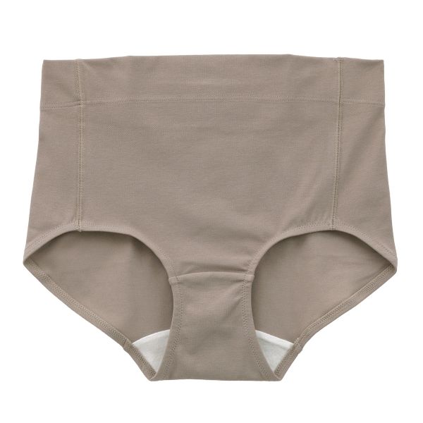 犬印 INUJIRUSHI オーガニックコットン混 ウエストらくらくショーツ 産前産後兼用 マタニティ 深履き 単品