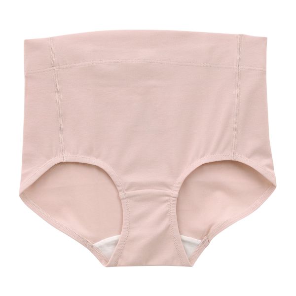 犬印 INUJIRUSHI オーガニックコットン混 ウエストらくらくショーツ 産前産後兼用 マタニティ 深履き 単品